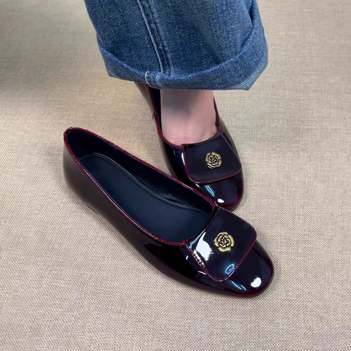 Damen Slipper Elegantes Design Komfortabel Mit Edlem Detail