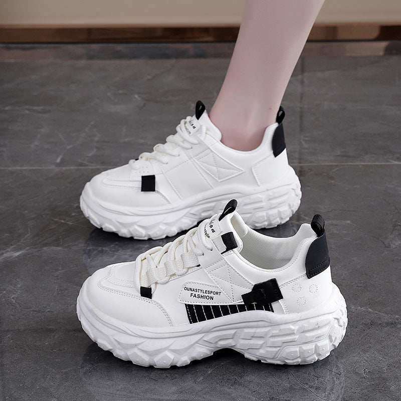 Damen Laufschuhe Bequem Dicksohlige SportSchuhe
