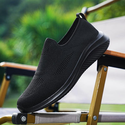 Damen Sneaker Atmungsaktive Slip-On Schuhe