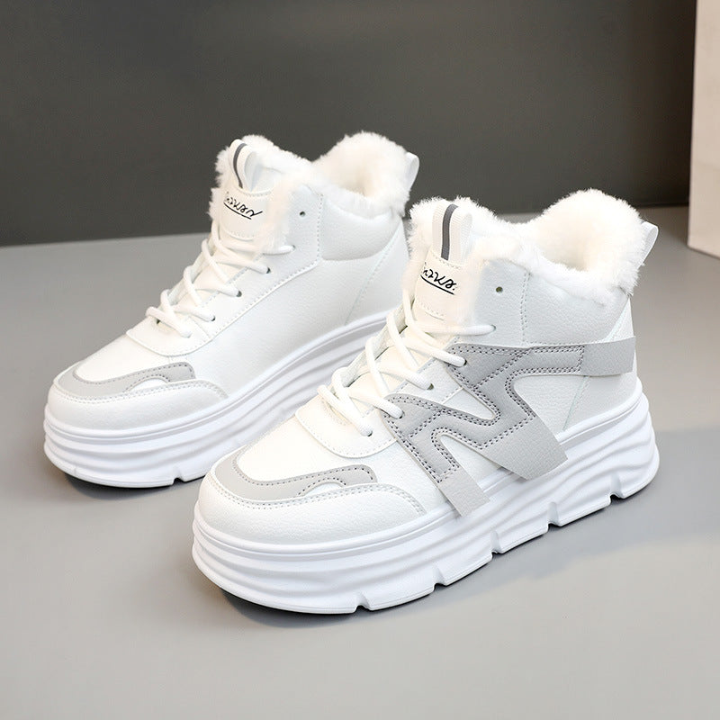 Damen High- Sneaker Sportlich Robust