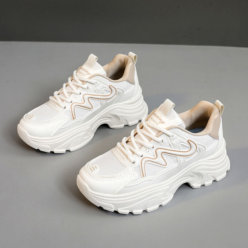 Damen Laufschuhe Chunky Atmungsaktives Material Komfort