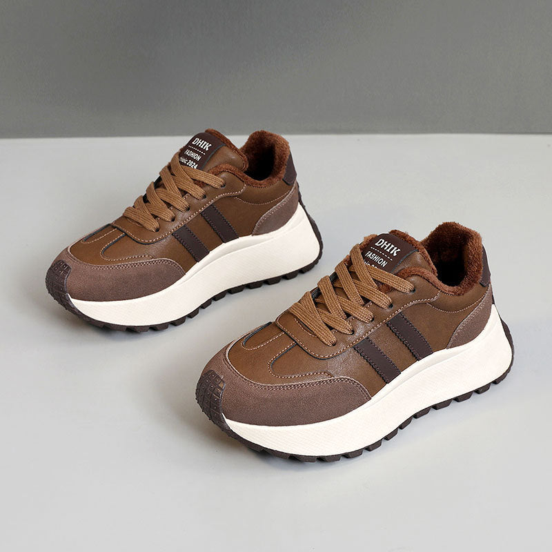 Damen Sneaker Bequem Kuschelig