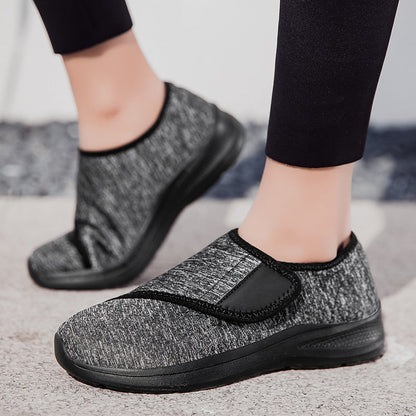 Damen Sport Schuhe Bequem Klettverschluss