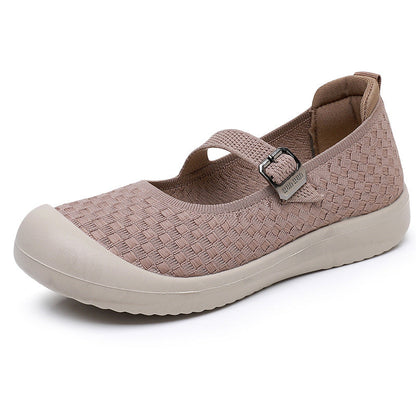 Damen Freizeitschuhe Atmungsaktiv Bequem Verstellbar