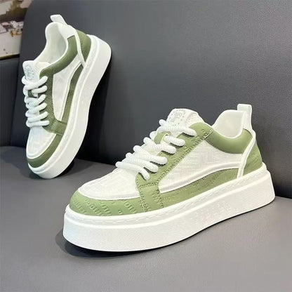 Damen Sneaker Platform Atmungsaktives Material Flexibel - Norvielle