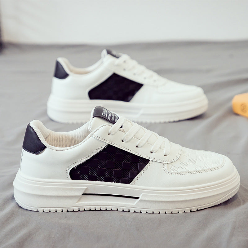 Damen Sneaker Karomuster Bequem Komfortabel
