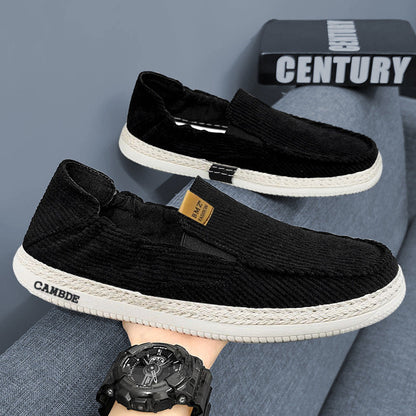 Damen Slip-On Schuhe Stretchleder