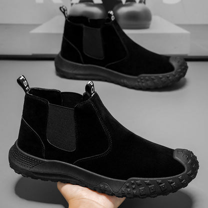 Damen Chelsea Boots Sportlich Rutschfest