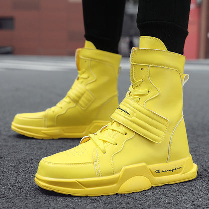 Damen Sneaker Hoch Bequem Verstellbar