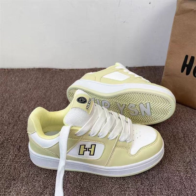 Damen Sneaker Sportlich Kontrastfarben