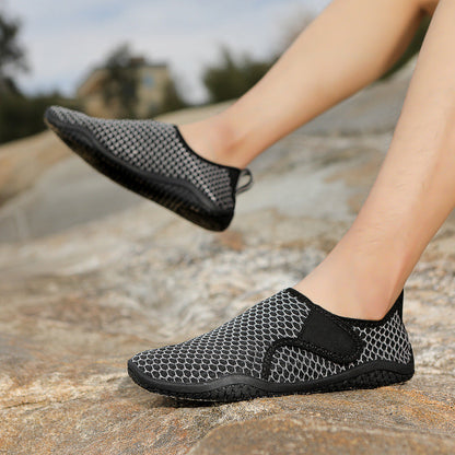 Damen Badeschuhe Elastisch Flexibel Schlüpfdesign