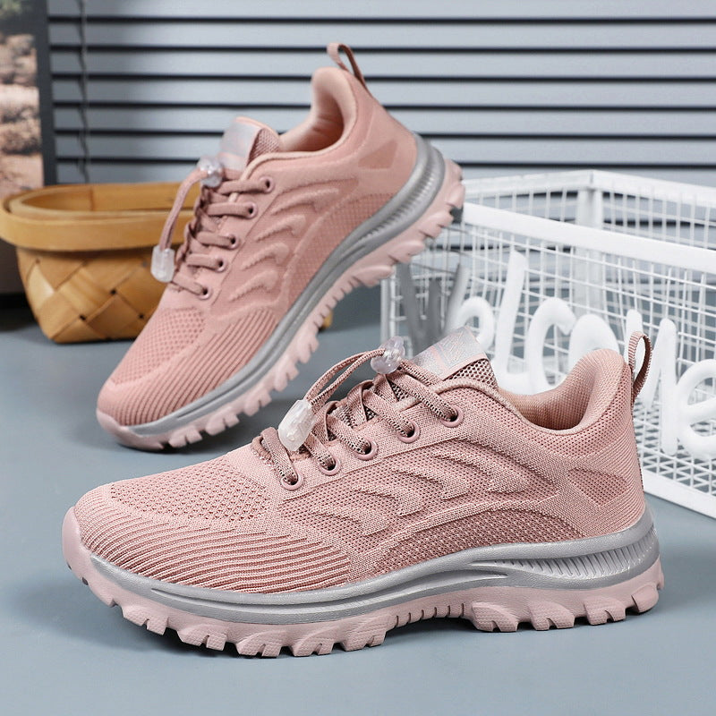 Damen Laufschuhe Schnellschnürsystem Sportlich