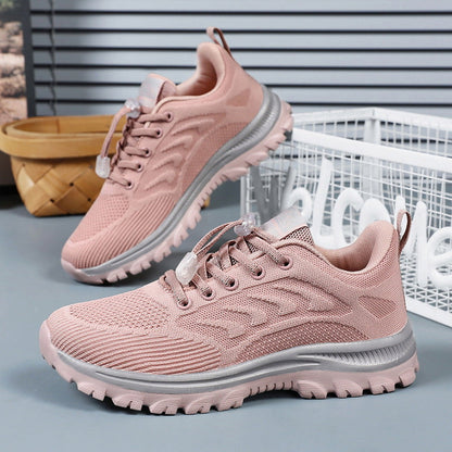 Damen Laufschuhe Schnellschnürsystem Sportlich