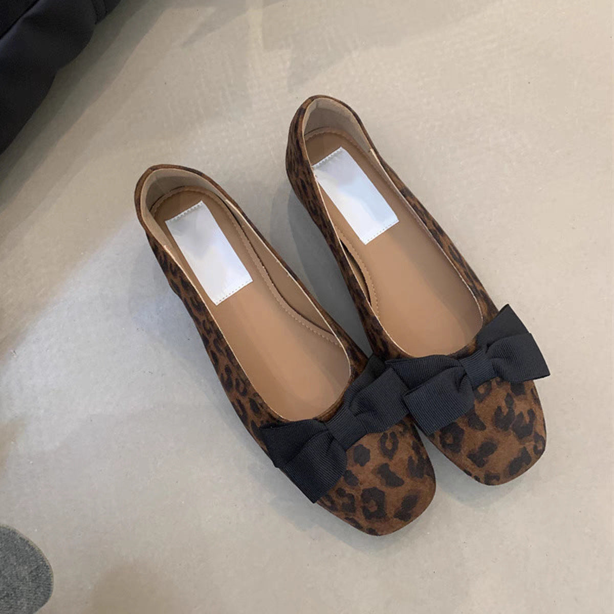 Damen Ballerinas Elegant Schleifen Komfortschuhe