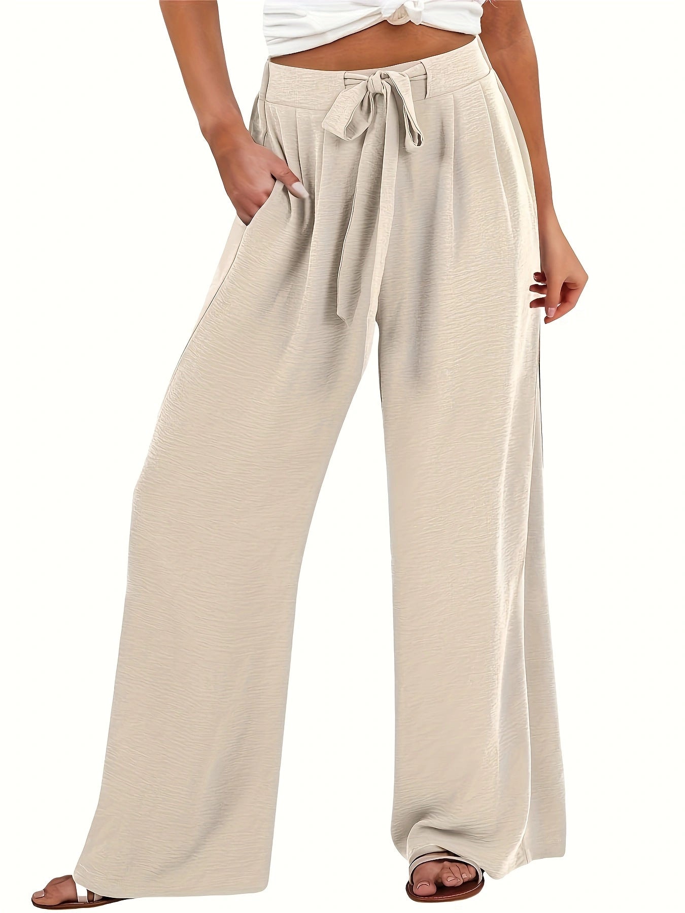 Damen Palazzo-Hose Leicht Sommer
