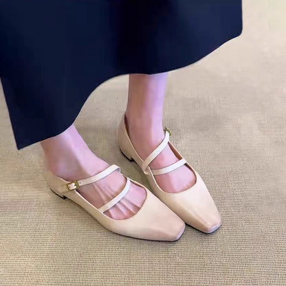 Damen Slingback Schuhe mit Schnalle Komfort