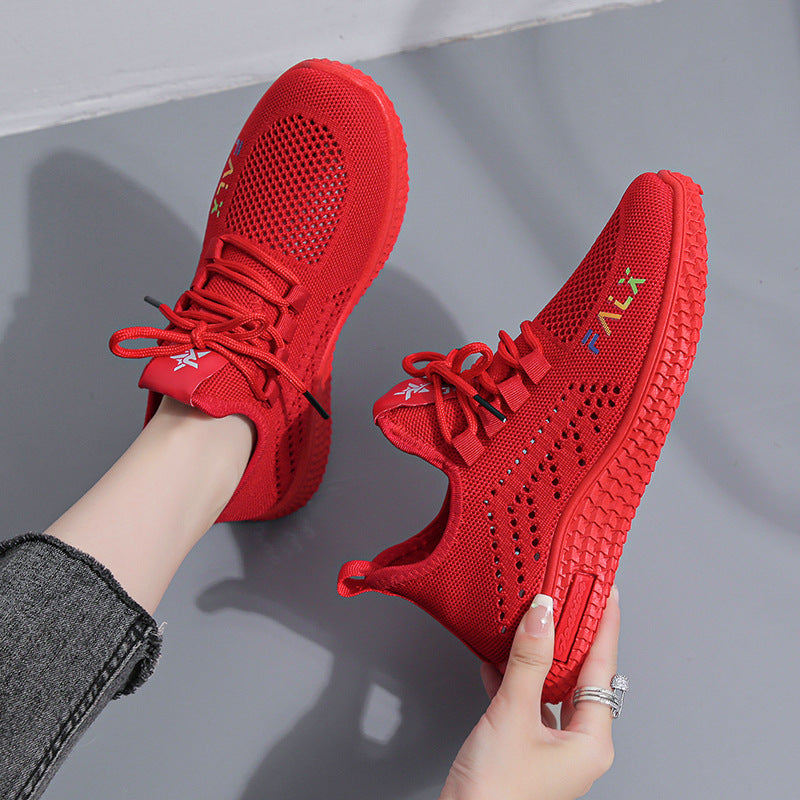 Damen Sneaker Leichtes Mesh Atmungsaktive Laufschuhe
