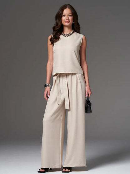 Damen Zweiteiler Elegantes Langkleid Set