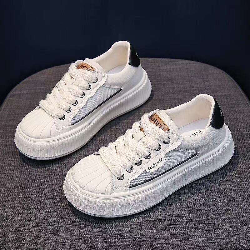Damen Sneaker Plateau Atmungsaktiv