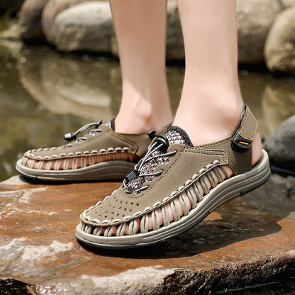 Damen Sportsandalen Elastisch Schnellschnürsystem Bequem