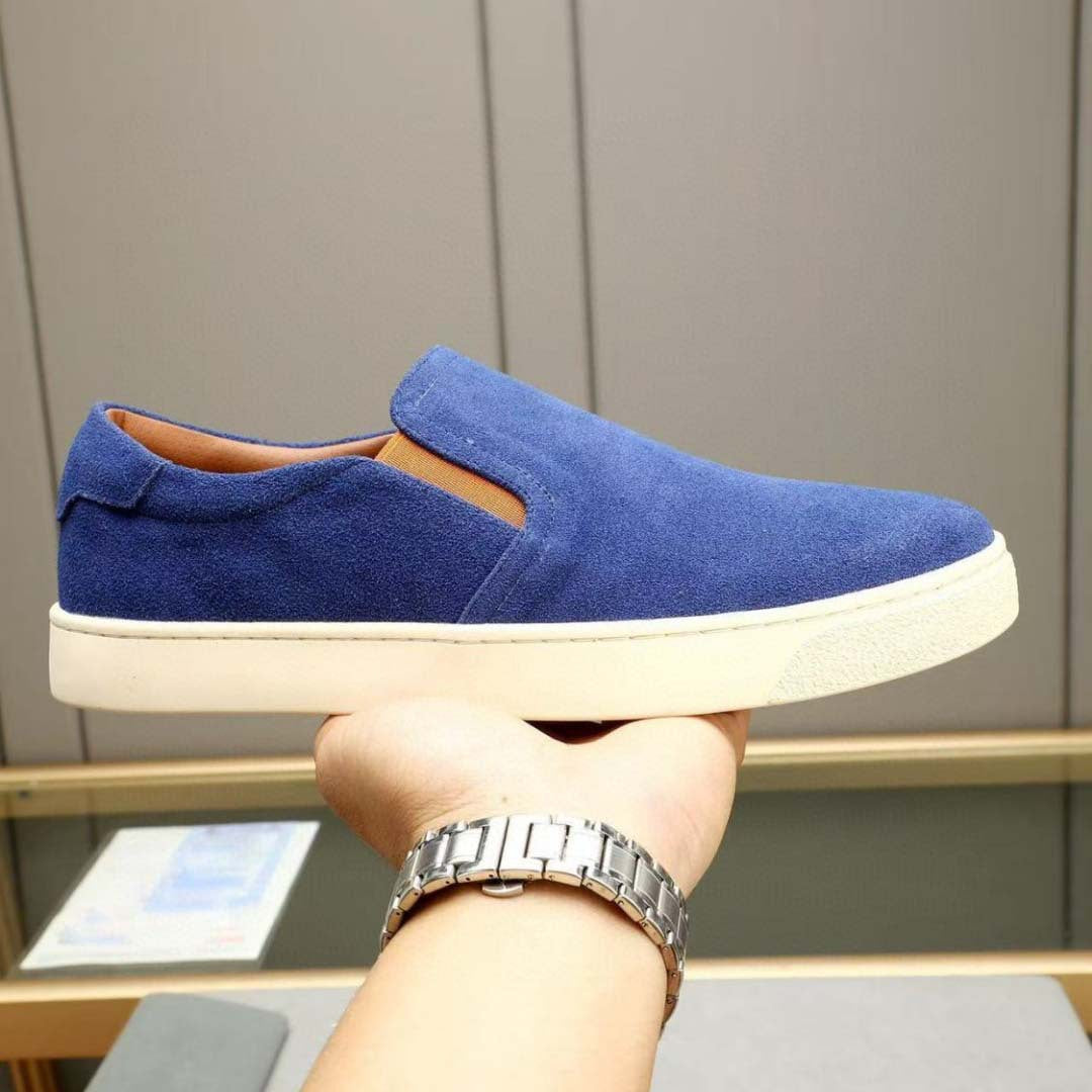 Damen Mokassinschuhe Weiches Wildleder Sneaker