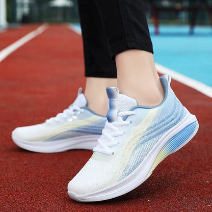 Damen Sneaker Leicht Atmungsaktives Mesh Fitnessschuhe