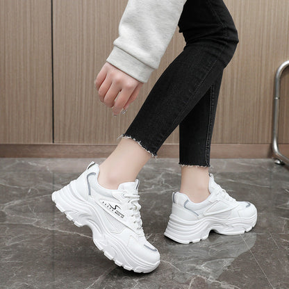 Damen Sneaker Chunky Sportlich Bequem Mit Stoßdämpfung