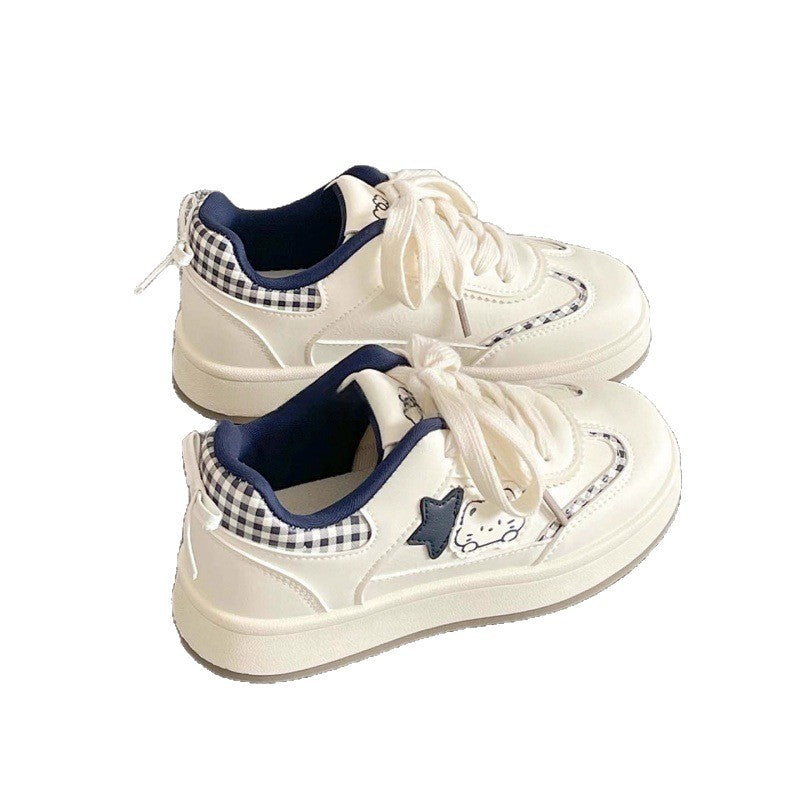 Damen Sneaker Sportlich Mit Sterne Applikation