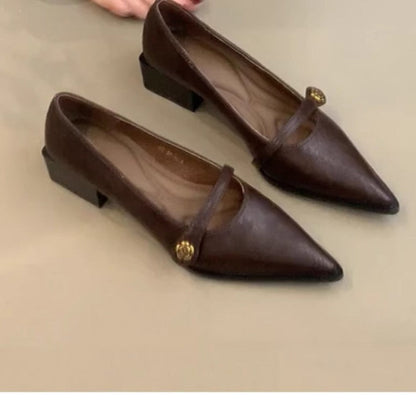 Damen Slingback Schuhe mit Riemen Gold Dekor