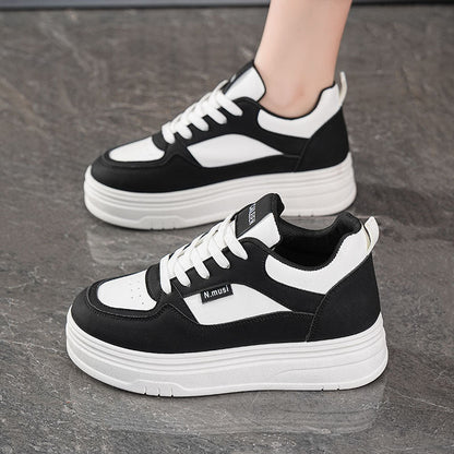 Damen Plateau Sneaker Komfortabel Größe