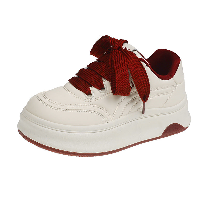 Damen Sneaker Sportlich Hohe Sohle Innovatives Design
