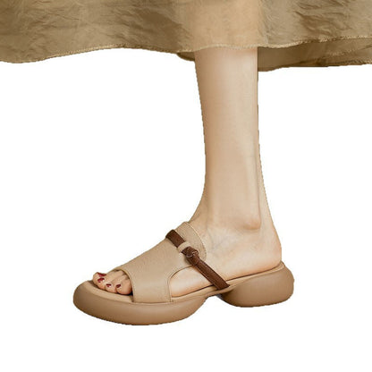 Damen Sandaletten Keilabsatz Bequem Sommer