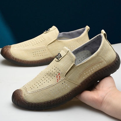 Damen Slip-On Schuhe Atmungsaktiv Rutschfeste Sohle