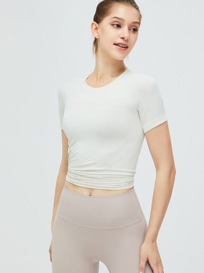 Damen Slim Fit Crop Sportlich
