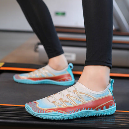 Damen Laufschuhe Atmungsaktives Mesh Flexibel Schnellschnürsystem