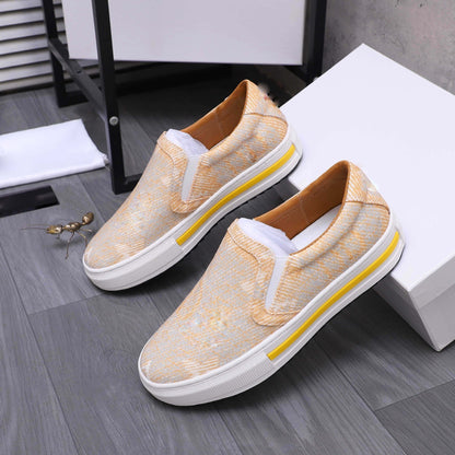 Damen Slip-On Sneaker Elastisch Atmungsaktiv Bequem - Norvielle