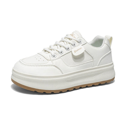 Damen Plattform Sneaker Sportlich Bequem