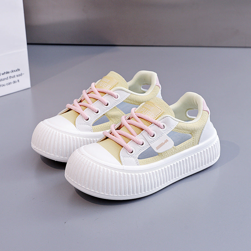 Damen Sneaker Atmungsaktives Mesh Hoch Sportlich