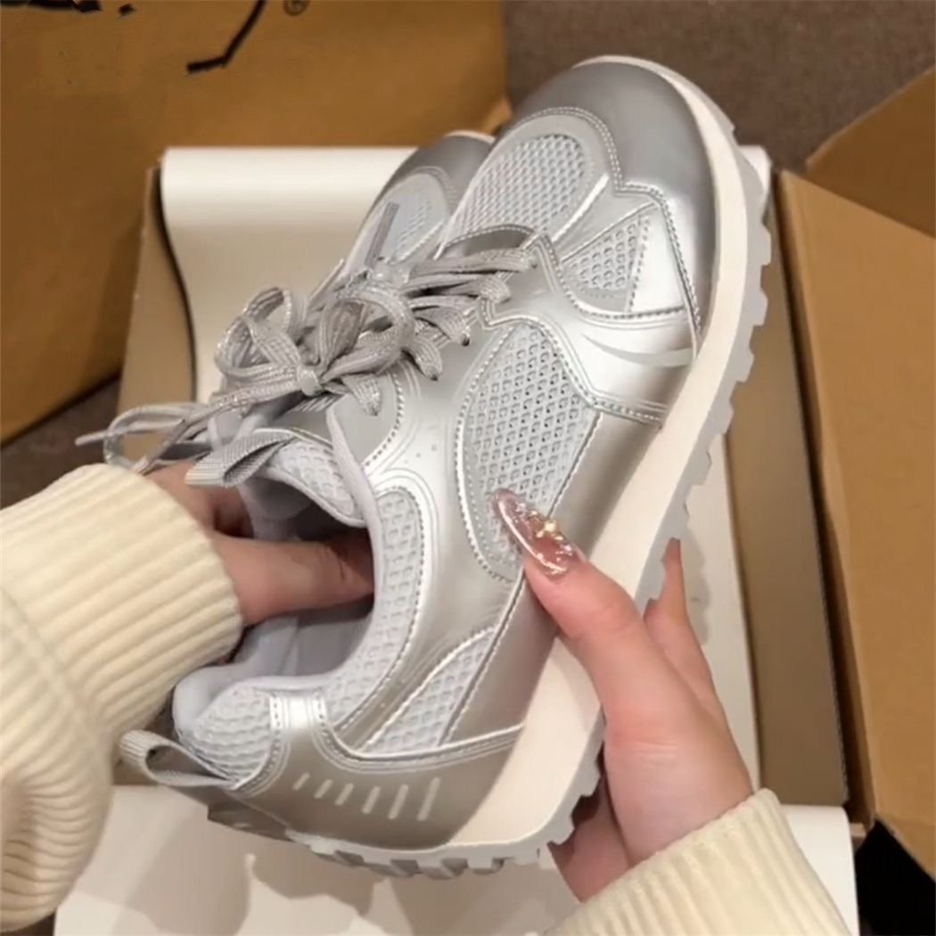Damen Laufschuhe Atmungsaktives Mesh Fitness Sneaker