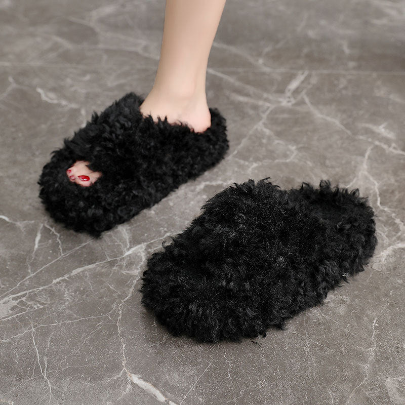Damen Hausschuhe Weich Flauschig Warm