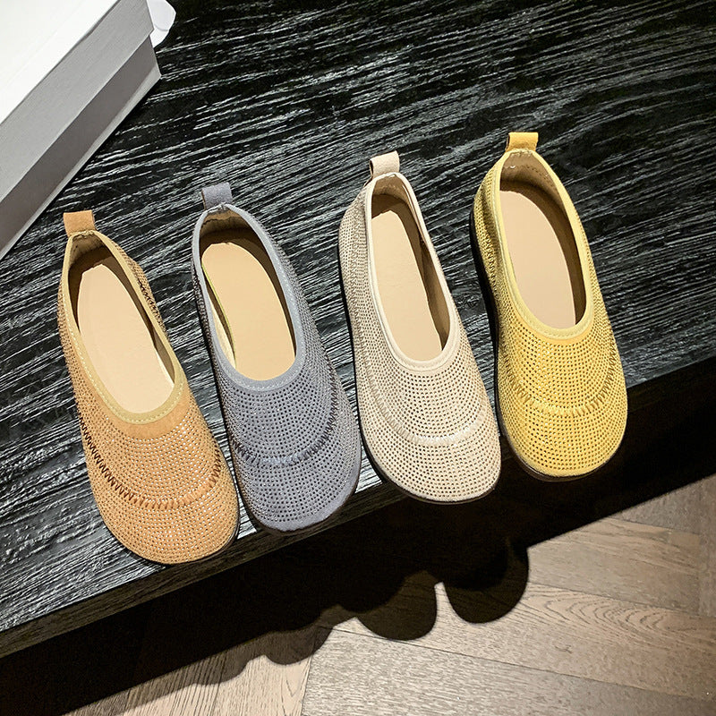Damen Badeschuhe Atmungsaktives Material Rutschfest
