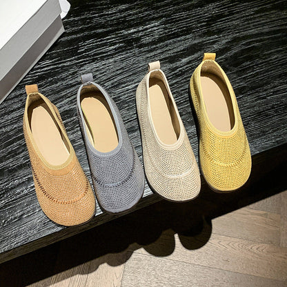 Damen Badeschuhe Atmungsaktives Material Rutschfest