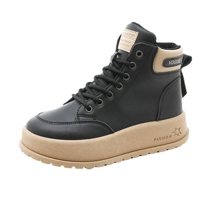 Damen High- Sneaker Rutschfest Schnürsenkel