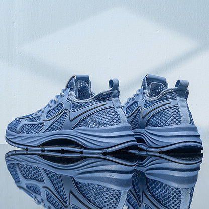 Damen Sneaker Sportlich Mesh Atmungsaktives Obermaterial
