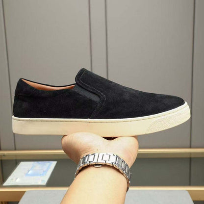 Damen Mokassinschuhe Weiches Wildleder Sneaker