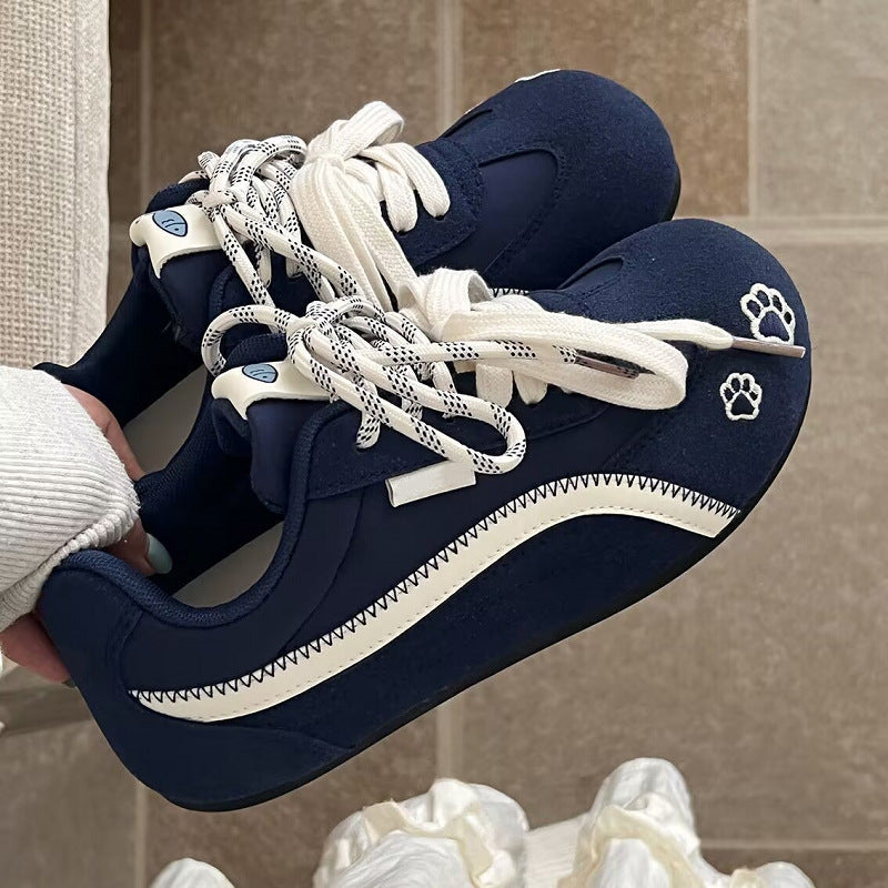 Damen Sneaker Tiermuster Atmungsaktiv