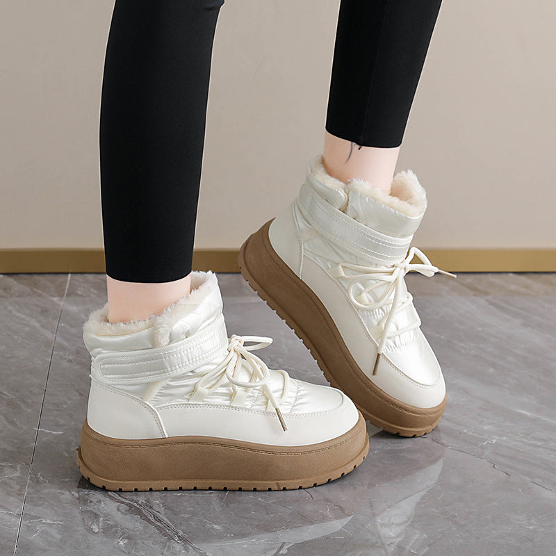 Damen Winterstiefel High- Gefüttert Warm