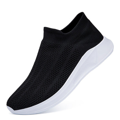 Damen Sneaker Atmungsaktives Strick Bequem Flexibel