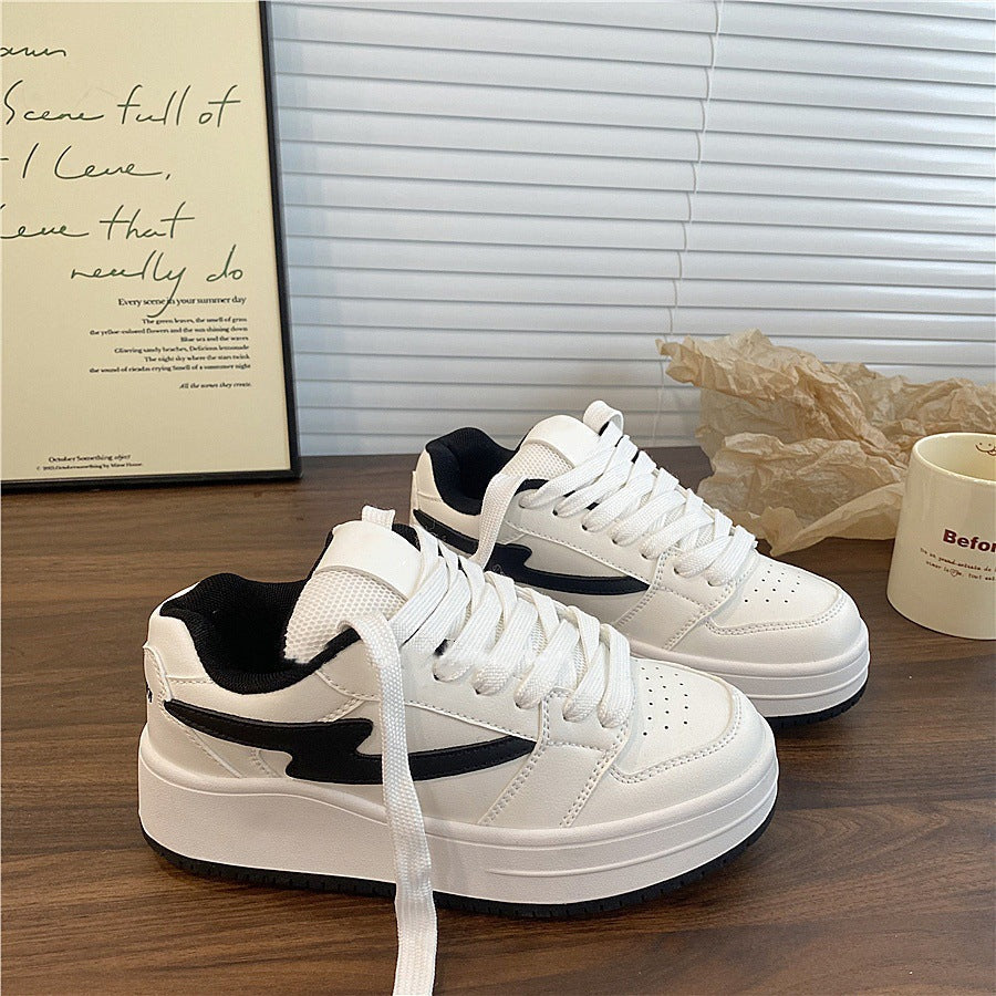 Damen Plateau Sneaker Hoch Modisch