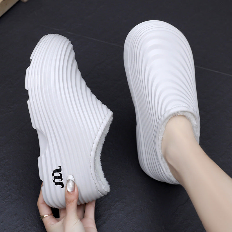 Damen Komfortschuhe Weich Rutschfest Warm